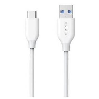 Дата кабель Anker Powerline Select USB 2.0 AM to Type-C 0.9 м White (A8022H21) фото №1