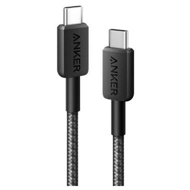 Дата кабель USB-C to USB-C 1.8m 322 White Anker (A81F6H21) фото №1