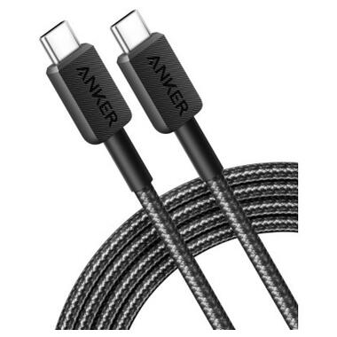 Дата кабель USB-C to USB-C 1.8m 322 White Anker (A81F6H21) фото №3