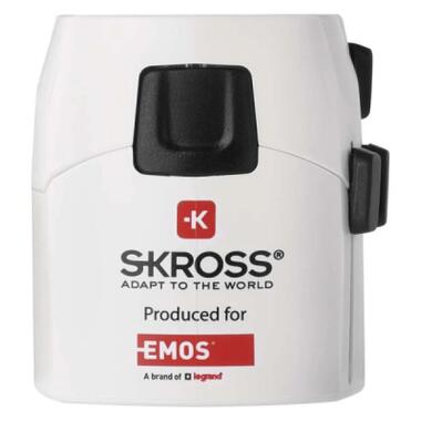 Переходник Travel Adapter EU to US,AS,AUS,NZ,CN,AF,ME,GB,CH,IT,HK,INr EMOS (P0056N) фото №5