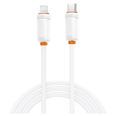Дата кабель USB-C to Lightning 1.0m 27W white XO (XO-CB-300CL-WH) фото №1