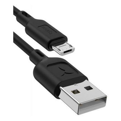 Кабель даних USB 2.0 AM to Micro 5P 1.2m Fast T-M829 T-PHOX (T-M829 Black) фото №1