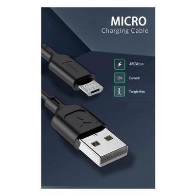Кабель даних USB 2.0 AM to Micro 5P 1.2m Fast T-M829 T-PHOX (T-M829 Black) фото №4