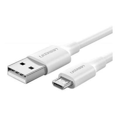 Дата кабель Ugreen USB 2.0 AM to Micro 5P 2.0m US289 White (60143) фото №1