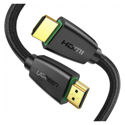 Кабель мультимедійний Ugreen HD118 HDMI to HDMI 3 m v2.0 UltraHD 4K-3D Braided Black 40411 (90401994) фото №2