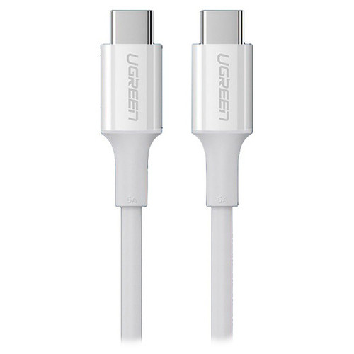 Кабель Ugreen USB 2.0 Type-C MM, 1 м, (20V/5A), (100W) Білий, US300 (60551) фото №2