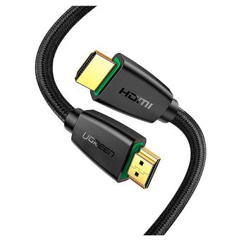 Кабель HDMI M - M, 5.0 м, V1.4 With Braid 4K@30Hz, HD118 UGREEN Чорний (40412) фото №3