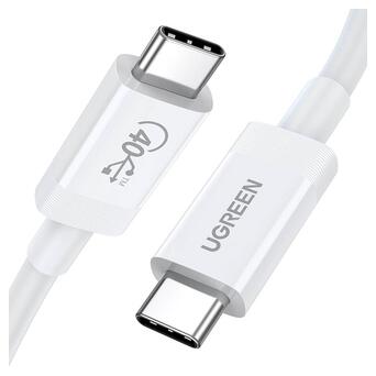 Кабель USB 4.0 Type-C M-M, 2 м, (20V/5A), (100W) 40Gbps 8K@60Hz US506 Ugreen Чорний (40113) фото №2