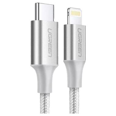Дата кабель Ugreen USB-C to Lightning 1.5m US304 MFI White (US304/70524) фото №1