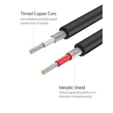 Кабель мультимедийный 2xRCA M to 2xRCA M 1.5m AV104 black Ugreen (10517) фото №11
