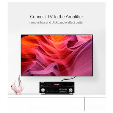 Кабель мультимедийный 2xRCA M to 2xRCA M 1.5m AV104 black Ugreen (10517) фото №6