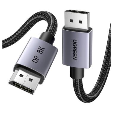 Кабель мультимедийный DisplayPort M to DisplayPort M 3.0m V1.4 8K60Hz black Ugreen (25906) фото №1
