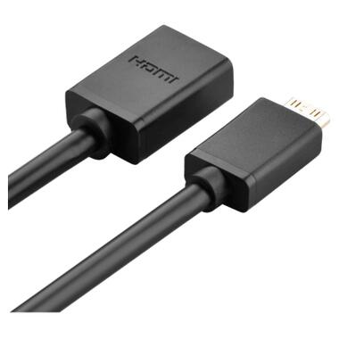 Переходник Mini HDMI M to HDMI F 0.22m black Ugreen (20137) фото №4