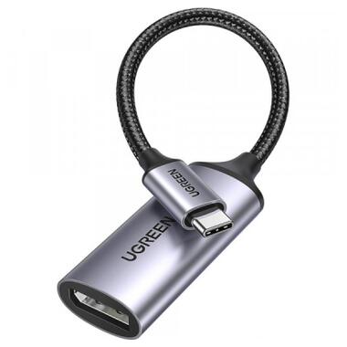 Переходник USB-C M to DisplayPort F 0.1m 8K60Hz CM654 gray Ugreen (15575) фото №1