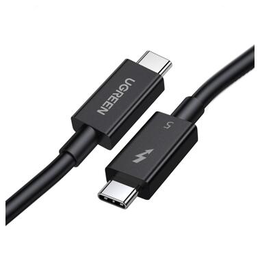 Дата кабель USB-C to USB-C 1.0m Thunderbolt 5 240W 5A 120Gbps 16/8/4K L703 black Ugreen (45996) фото №2