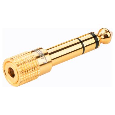 Переходник 6.5mm M to 3.5mm F gold Ugreen (20503) фото №1