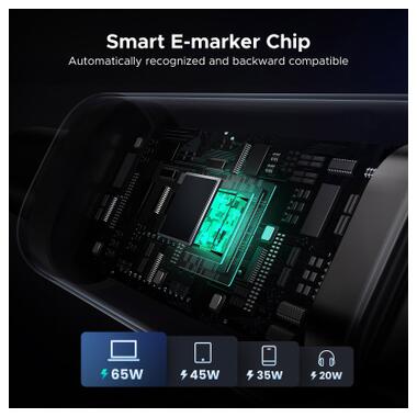 Дата кабель USB-C to USB-C 1.0m PD 100W L509 black Ugreen (35501) фото №7
