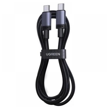 Дата кабель USB-C to USB-C 2.0m 100W 480Mbps black Ugreen (65833) фото №3