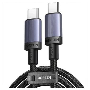 Дата кабель USB-C to USB-C 3.0m 100W 480Mbps black Ugreen (65834) фото №1