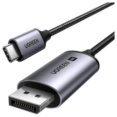Кабель мультимедийный USB-C to DisplayPort M 3.0m 8K CM556 black Ugreen (25839) фото №1