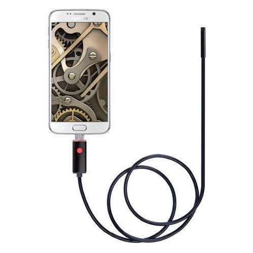 USB ендоскоп для смартфона та ноутбука HD 480P Kerui 551S, 1 метр, 5.5 мм, м'який кабель фото №1