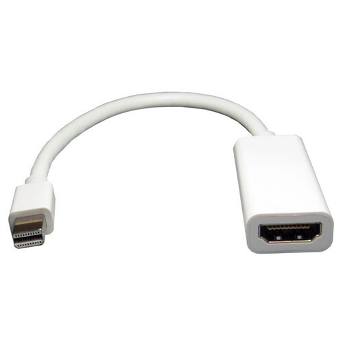 Перехідник Value mini DisplayPort M - HDMI F білий (S0239) фото №2