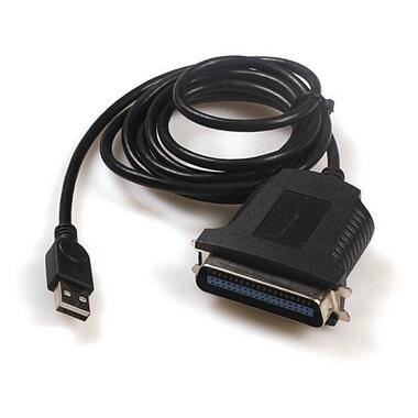 Перехідник Kingda USB-LPT 0.8 м чорний (B00026) фото №3