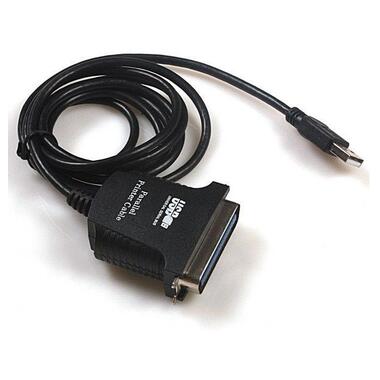 Перехідник Kingda USB-LPT 0.8 м чорний (B00026) фото №4