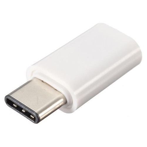 Перехідник USB3.1 Type-C - Micro USB (OTG) Білий (S0626) фото №2