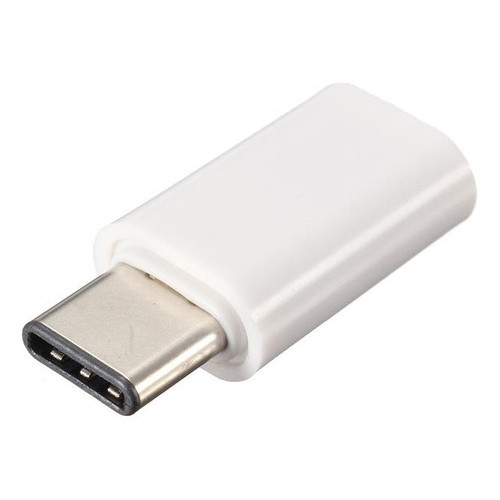Перехідник USB3.1 Type-C - Micro USB (OTG) Білий (S0626) фото №1