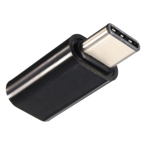 Перехідник Kingda USB 3.1 Type-C - Micro USB (OTG) чорний (S0625) фото №2