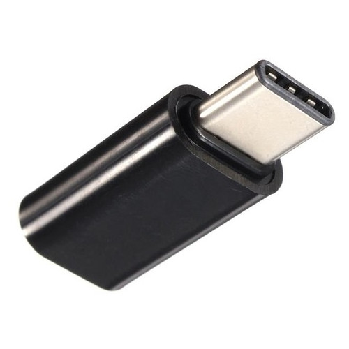 Перехідник Kingda USB 3.1 Type-C - Micro USB (OTG) чорний (S0625) фото №1