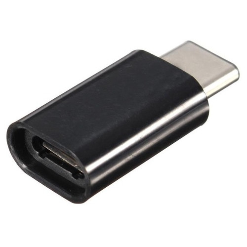 Перехідник Kingda USB 3.1 Type-C - Micro USB (OTG) чорний (S0625) фото №4