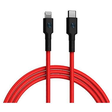 Кабель ZMi AL872 USB-C - Lighting Red 0.3м фото №1
