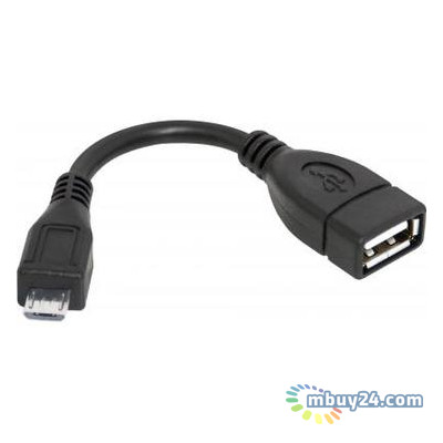 Кабель Defender USB OTG Micro USB - USB 8 см чорний (87300) фото №1