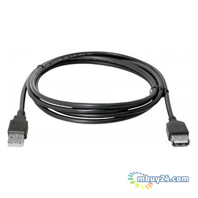 Дата кабель Defender USB 2.0 AM / AF 3 м чорний (87453) фото №1