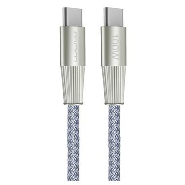Кабель WUW X201 Type-C Type-C 100W 1m Gray (WUW-X201TCTC) фото №1