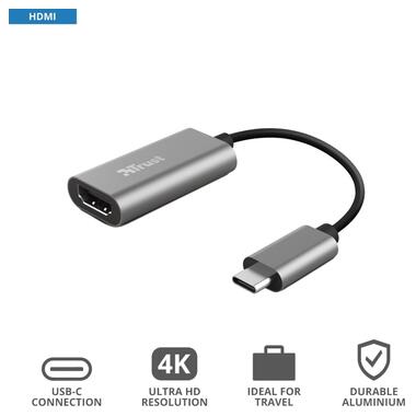 Перехідник Trust Dalyx USB-C to HDMI Adapter (23774) фото №10