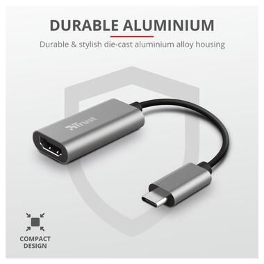 Перехідник Trust Dalyx USB-C to HDMI Adapter (23774) фото №7