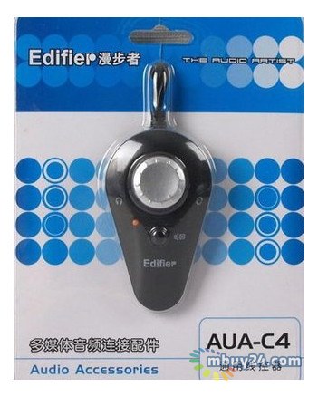 Аудіо-кабель із пультом регулювання гучності Edifier Wired Control C4 (блістер) фото №3