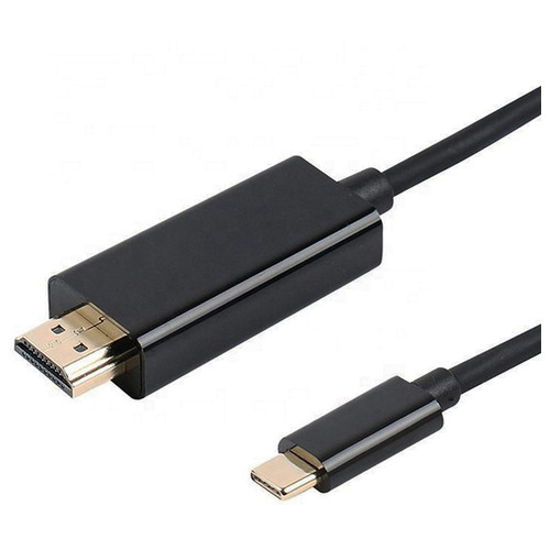 Кабель U&P USB 3.1 Type-C - HDMI 4K 1.8 м Black (CC-UTCTH-BK) фото №1