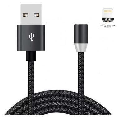 Магнітний кабель USB XoKo SC-355i Lightning 1 м Magneto Black фото №1