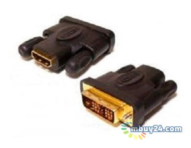 Перехідник DVI/male-HDMI/female black 24pin (55443) фото №1