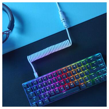 Кабель HyperX USB-A - USB-C спиральный 1.37м Grey/Black (6J679AA) фото №9