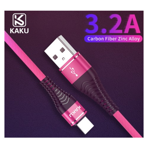 USB кабель Kaku KSC-109 microUSB 3.2A/1.2m - Rainbow фото №1