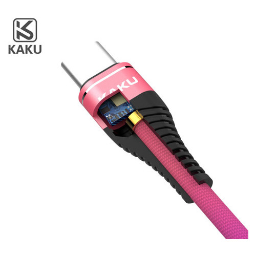 USB кабель Kaku KSC-109 microUSB 3.2A/1.2m - Rainbow фото №5