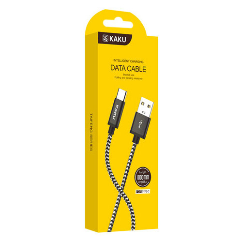 USB кабель Kaku KSC-107 USB - Type-C 1m - Black фото №5
