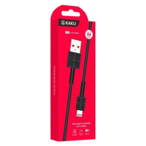 Кабель USB Kaku KSC-293 USB - Lightning 1m - Black фото №5