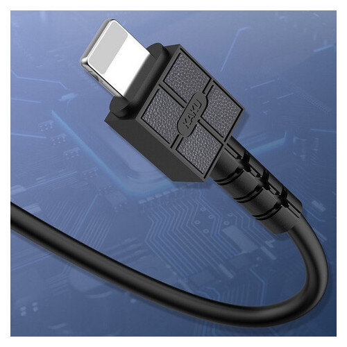 Кабель USB Kaku KSC-293 USB - Lightning 1m - Black фото №2