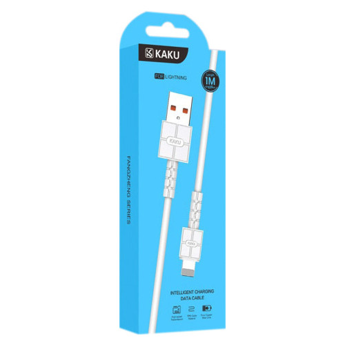 Кабель USB Kaku KSC-293 USB - Lightning 1м - Білий фото №1